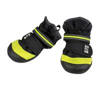 Duvo + Explor Gear Zapatos Del Perro Negro 4er Pack Antideslizante Transpirable