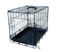 DUVO JAULA METAL NEGRA 1 PUERTA T-XS 47 x 30 x 37 CM