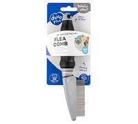 Duvo+ Peine para Pulgas con 42 Púas - Peine para Perro y Gato con Pelo Corto - con Dientes Giratorios y Redondeados - Mango con Agarre Ergonómico - Elimina Nudos y Pulgas Rápidamente