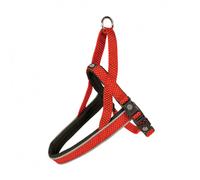 duvoplus, Arnés cómodo y contemporáneo, Gama EXPLOR East, arnés Resistente y Resistente al Agua, 80-100 cm/25 mm, Rojo, Resistente al Agua, Calidad Duradera, Ideal para Caminar