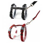 Duvo Plus Arnés y correa con purpurina para gato - Mediciones: 20-35 cm/10 mm-125 cm