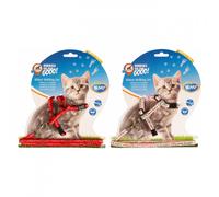 Duvo Plus Arnés y correa para gatito - Mediciones: 15-25 cm/8 mm-125 cm