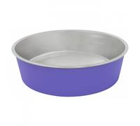 Duvo Plus Comedero de Acero Inoxidable Mate - Color del Producto: Lila claro | Diámetro - Diámetro: Ø 15,8 cm