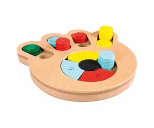 Duvo Plus Slide 'N Snack Puzzle Paw - Juego para perros y gatos