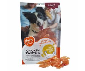 Duvo Plus Twisters de pollo para perro - Cantidad: 80 g