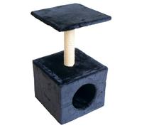 Duvo + Rascador Christa Azul 31x31x57 CM para Gatos - Iglú Blando & Columna