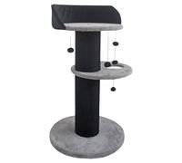 Duvo+ Rascador Gabriel Gris/Negro 60x60x102cm Para Gatos Con Pelotas De Juego