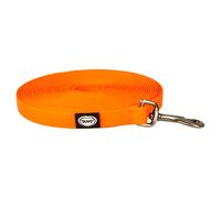 Duvo+ South Correa De Esquí PVC Naranja Neón 360° Mosquetón Para Perros