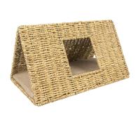 Duvo + Túnel de Gato Triangular 50x30x27 CM De Seagrass para Juego Y Kratzspaß