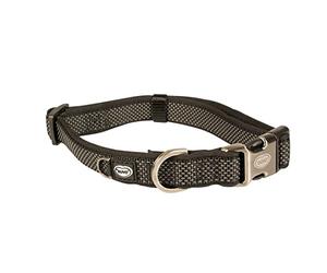 duvoplus, Collar cómodo y contemporáneo GA señora EXPLOR North, Talla 40-65 cm/25 mm Negro, para Perro, Ideal para Paseos y expediciones aventureras