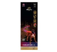 duvoplus - Collar Luminoso para Perro, LED, USB, TPU, Multicolor, Talla L | Seecurity: anillo luminoso TPU multicolor, visible hasta 300 m, luz constante, tamaño L (65 cm)