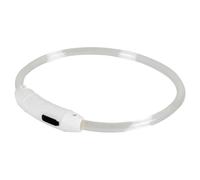 duvoplus - Collar Luminoso para Perro, LED, USB, TPU, Multicolor, Talla M | Seecurity: anillo luminoso TPU multicolor, visible hasta 300 m, luz constante, tamaño M (45 cm)
