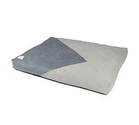 duvoplus D&D Home, Cojín para Perros Maddy L - 110x80x12 cm Azul/Gris, Espuma de Memoria Super Confortable, Lavable con Parte Inferior Antideslizante, Cojín Interior y Exterior Tejido