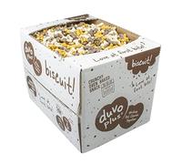 duvoplus, Galleta! Huesos Cachorros 10 kg, Deliciosas Galletas al Horno Pipas crujientes, con un Relleno Sabroso, Ideal como merienda o recompensa para Perros