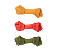 Duvoplus, Garden Bites Vegan Bones Large 11 cm, Pantalla de 42 Gramos, Colores Mezclados, para Perros, Deliciosos Snacks Vegetarianos, sin Gluten, Dental Care para un Aliento Fresco