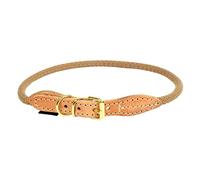 duvoplus, Halsband aus robustem und weichem Nylon mit Leder-Finish GA me Explor Forest, Größe XL - 62-66 cm/8 mm, Farbe Taupe, Ideal für Spaziergänge und abenteuerliche Expeditionen