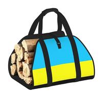 DUWAA Bandera del Sultanato de Burongan Print Large Fire Wood Sling Carrier con asas para un fácil transporte y estufa de leña, 48 x 101 cm