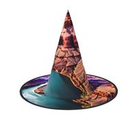 DUWAA Beauty Grand Canyon - Sombreros colgantes de bruja para Halloween, accesorios de disfraces, decoraciones para el hogar, patio, porche, 3 piezas