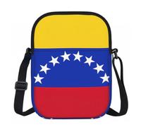 DUWAA Bolso bandolera Oxford con estampado de bandera de Venezuela, resistente al agua, ajustable, para mujer, viajes, uso diario