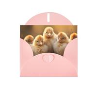 DUWAA Business A Brood of Chickens1 - Tarjetas de felicitación impresas para clientes y clientes, empleados adultos, saludos festivos, 4 x 6 pulgadas