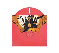 DUWAA Business Happy-halloween-vector 1 impresión tarjetas de felicitación para clientes y clientes, empleados adultos, saludos festivos, 10 x 15 cm