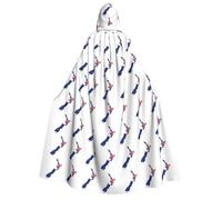 DUWAA Capa con capucha con estampado de mapa de la bandera de Nueva Zelanda para hombres y mujeres, capa con capucha, unisex, disfraz de bruja y vampiro de Halloween