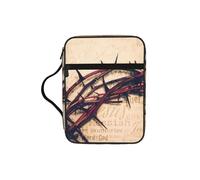 DUWAA Crown of Thorns - Bolsa multifuncional para cosméticos con asa, impermeable, con compartimentos