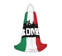 DUWAA Disfraz de ciudad romana con estampado de Halloween, capa medieval para mujeres y hombres, capa renacentista con capucha