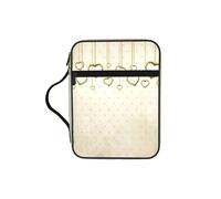 DUWAA Funda de gran capacidad para la Biblia con impresión de tarjetas de San Valentín, 26 x 20 cm, bolsa de mano para mujeres y cristianos