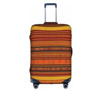 DUWAA Funda elástica para equipaje, con estampado de nativos americanos, se adapta a maletas de 45 a 81 cm, accesorios de viaje, Blanco, L