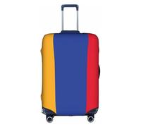 DUWAA Funda elástica para maleta, con estampado de bandera de Armenia, para maleta de 45,7 a 81,3 cm, accesorios de viaje, Blanco, XL