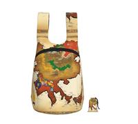 DUWAA Kingdom Of Bhutan Map03 - Bolsas de hombro plegables para senderismo, mochila de viaje, ligera, plegable, 10 kg, para mujeres y hombres