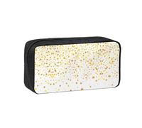 DUWAA Sparsed Dreamy Stars and Spots - Estuche portátil con cremallera para lápices de gran capacidad para oficina, viajes, maquillaje