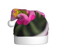 DUWAA Spring Is In The Air - Sombrero de Papá Noel de felpa suave para adultos, sombrero de fiesta de Navidad con pompón, para Navidad, Año Nuevo, fiesta festiva