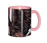 DUWAA Taza de cerámica con estampado de águila con bandera de Estados Unidos con caja de regalo, hermosas tazas de café para regalo de cumpleaños, café y leche, 6 colores