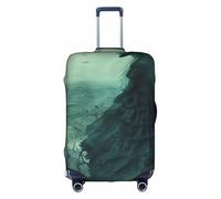 DUWAA The Sea Witch - Funda elástica para equipaje, funda protectora para maleta de 18 a 32 pulgadas, accesorios de viaje, Blanco, L