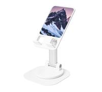 DUWAA Travel Mountain Print Soporte giratorio de 360° para teléfono celular, soporte ajustable para teléfono celular, soporte portátil plegable