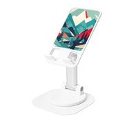 DUWAA Travel Mountain Scenery Print Soporte giratorio de 360° para teléfono celular, soporte ajustable para teléfono celular, soporte portátil plegable