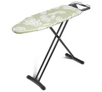 Duwee Tabla de Planchar de 32x93cm con Cubierta Resistente al Calor, Tabla de Planchar Grande Plegable de Altura Ajustable, Almohadilla de Fieltro Gruesa, Patas Fuertes, Hojas Blancas