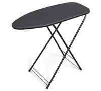 Duwee Tabla de Planchar de Altura Ajustable, Cubierta Resistente al Calor con Almohadilla de Fieltro Gruesa, compacta y fácil Almacenamiento,33 x 89 cm，Negro