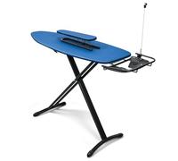 Duwee Tabla de Planchar de Lujo con Funda, Tabla de Planchar Extra Ancha para Plancha de Vapor, Tabla de Planchar de Altura Ajustable con Patas Resistentes, 46 x 122 cm, Azul