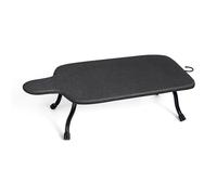 Duwee Tabla de planchar de mesa con cubierta resistente al calor, pequeña tabla de planchar con patas plegables, tabla de planchar que ahorra espacio, ideal para dormitorio, apartamentos, viajes, 77 x