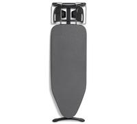 Duwee Tabla de planchar extra ancha y grande, tabla de planchar de lujo con soporte para plancha de vapor, cubierta resistente al calor y almohadilla de fieltro gruesa, patas resistentes, 117 x 43 cm,