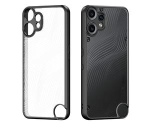 DUX DUCIS Airbag Funda de teléfono anticaída para nada CMF Phone 2Pro Phone3/2a Plus/3a Pro, TPU + cubierta acrílica transparente a prueba de golpes Negro