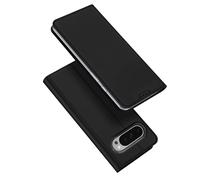 DUX DUCIS Funda con tapa magnética de cuero PU para Google Pixel 10 Pro 10 Pro XL Pixel 9a con ranura para tarjeta tipo billetera funda protectora Azul