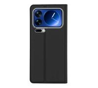 DUX DUCIS Funda con tapa magnética de cuero PU para Xiaomi 15 17 Pro Max XM 15T 15T Pro Redmi 13 Poco C75 funda protectora con ranura para tarjetas tipo billetera Azul