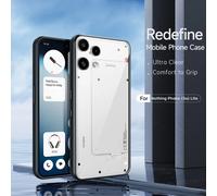 DUX DUCIS Airbag Funda de teléfono anticaída para nada CMF Phone 2Pro Phone3/2a Plus/3a Pro, TPU + cubierta acrílica transparente a prueba de golpes Negro