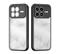 DUX DUCIS-funda de teléfono antigolpes para Xiaomi Poco F8 Pro F7 Ultra C85 X7 Pro TPU + líneas acrílicas, funda trasera transparente Negro