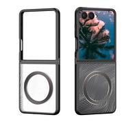 DUX DUCIS Funda Magnética para Samsung Z Flip 7/Z Fold 7, Funda Transparente a Prueba de Golpes, Antiarañazos y Protección Delgada Black