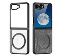 DUX DUCIS Funda Magnética para Samsung Z Flip 7/Z Fold 7, Funda Transparente a Prueba de Golpes, Antiarañazos y Protección Delgada Black with Magnetic